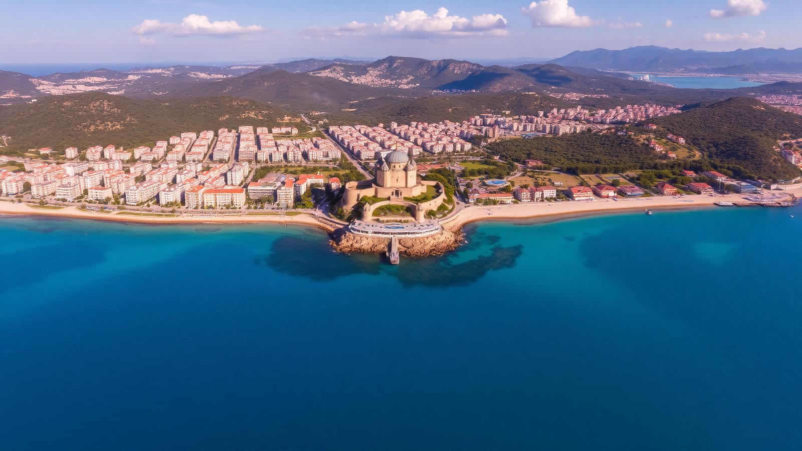 Alanya sahili ve kalesi